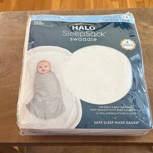 Halo SleepSack Swaddle in Soft Gray